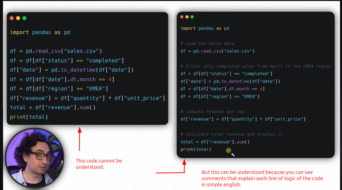 Comment in real codebase